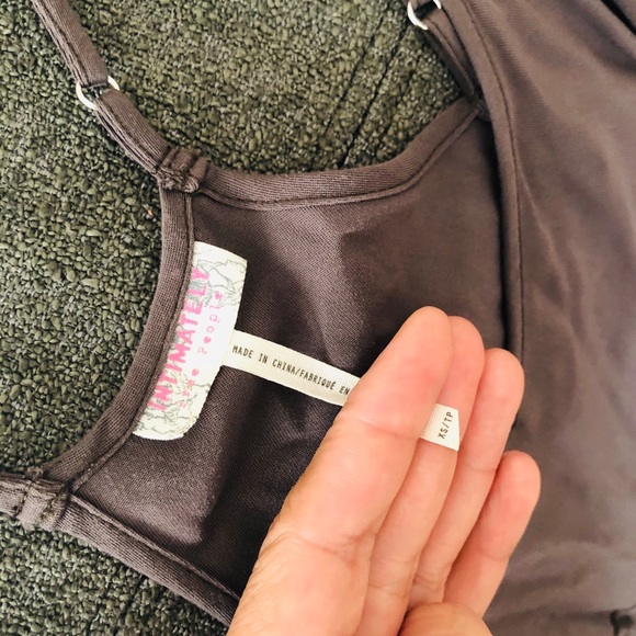 Intimately Free People Tattered grey dress Xs - Picture 8 of 8